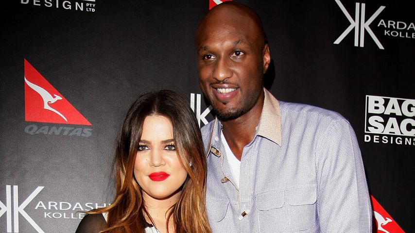 Khloé Kardashian und Lamar Odom im November 2011
