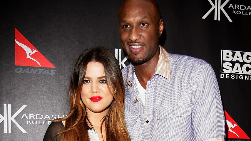 Khloe Kardashian und Lamar Odom im November 2011