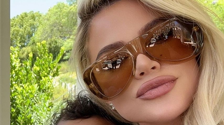 Khloé Kardashian und Söhnchen Tatum