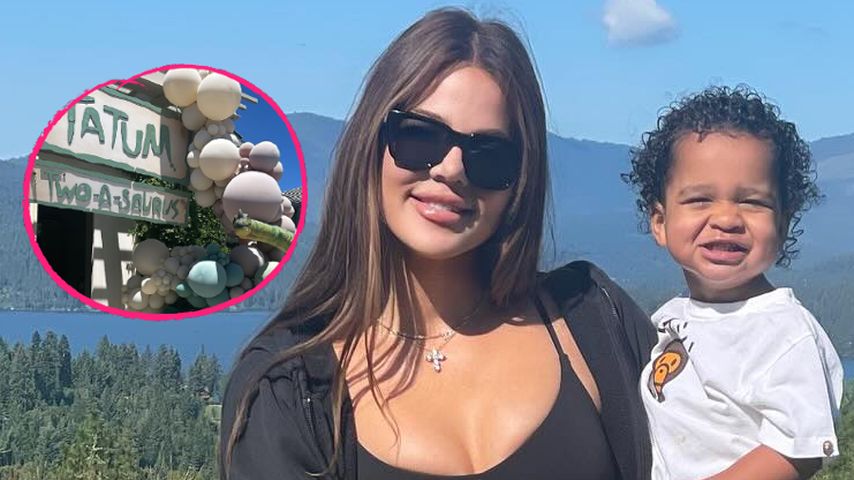 Khloé Kardashian feiert Sohn Tatum mit Dinosaurier-Party!