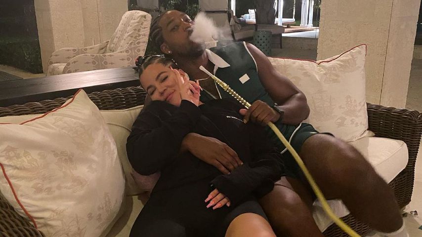 Khloé Kardashian und Tristan Thompson, US-Stars
