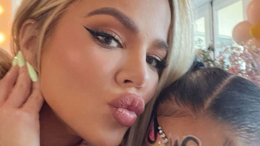 Khloé und Dream Renée Kardashian im Februar 2022