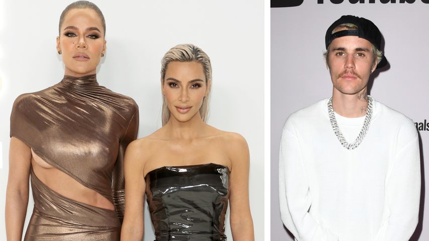 Die Kardashians und Justin Bieber kommen in Las Vegas an