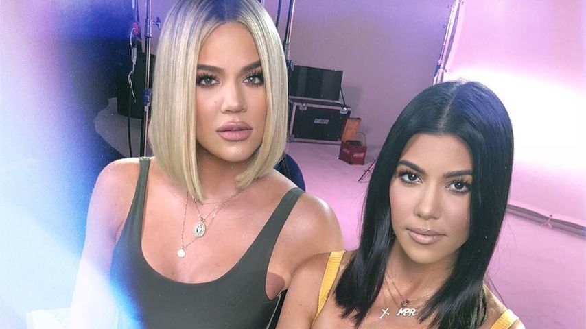 Khloé und Kourtney Kardashian im August 2018