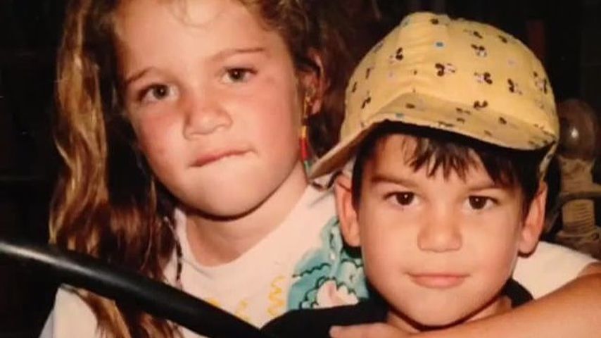 Khloe und Robert Kardashian als Kinder