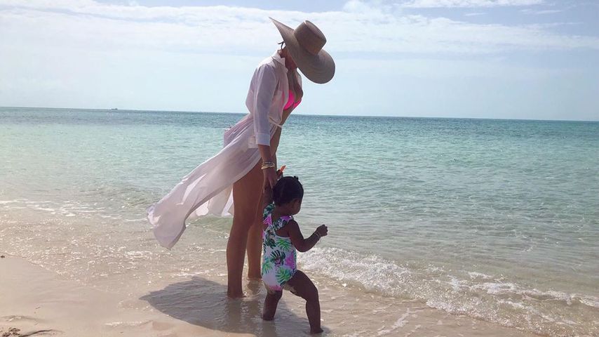 Khloe Kardashian und ihre Tochter True