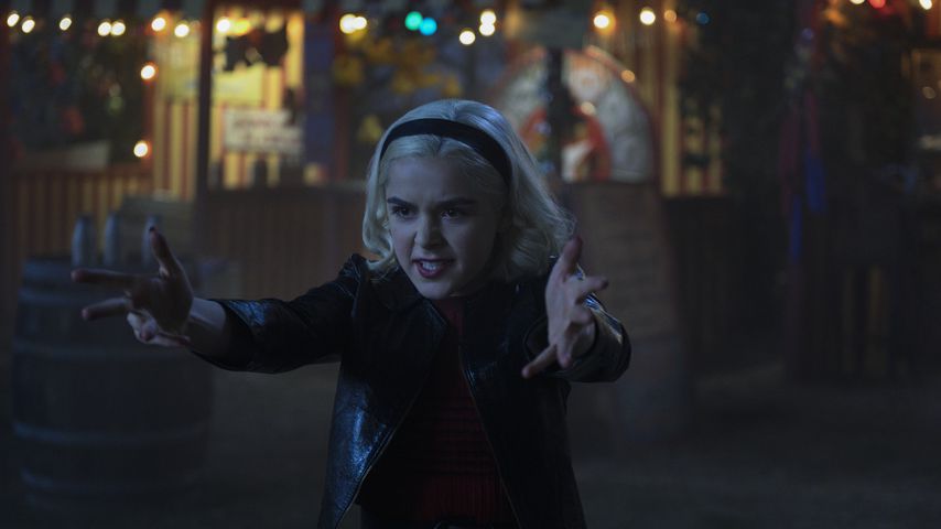 Kiernan Shipka in "Chilling Adventures of Sabrina"