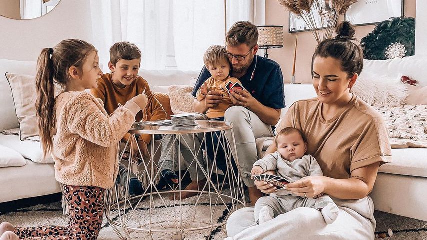 Kim Devlin-Mania mit ihrer Familie