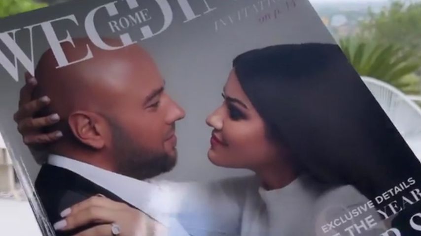 Kim Gloss' Hochzeitseinladung