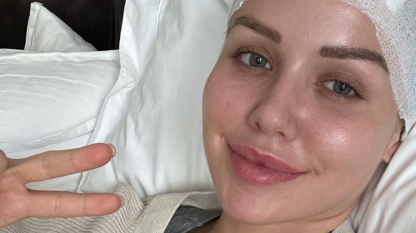 Kim Gloss nach ihrer OP