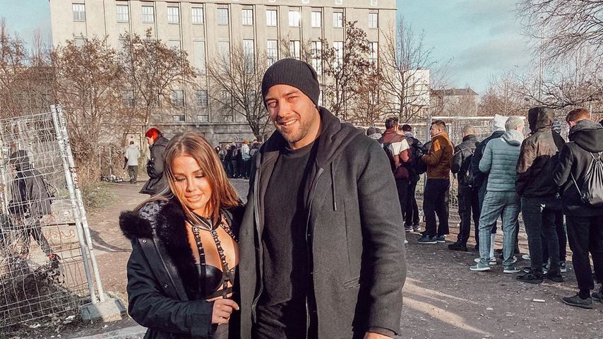 Kim Gloss mit ihrem Verlobten Alex