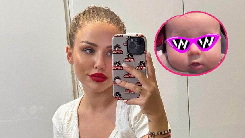 Selten! Kim Gloss veröffentlicht ein Foto mit Baby Golda