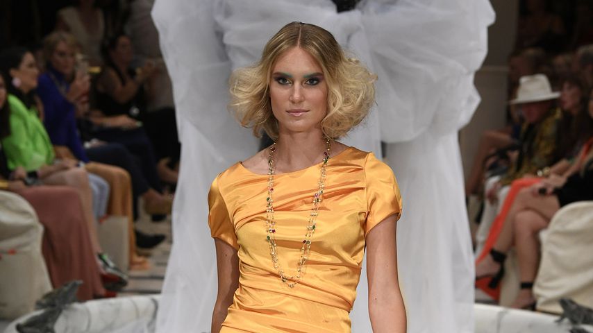 Kim Hnizdo auf der Berlin Fashion Week im Juli 2019