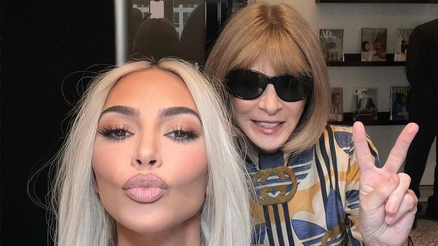 "Bob-Twins": Kim Kardashian albert mit Anna Wintour herum!