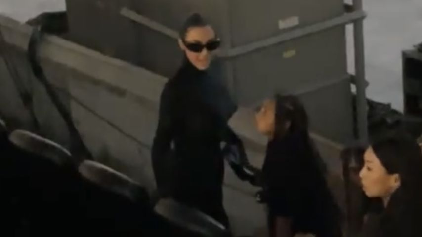 Kim Kardashian und North West im August 2021