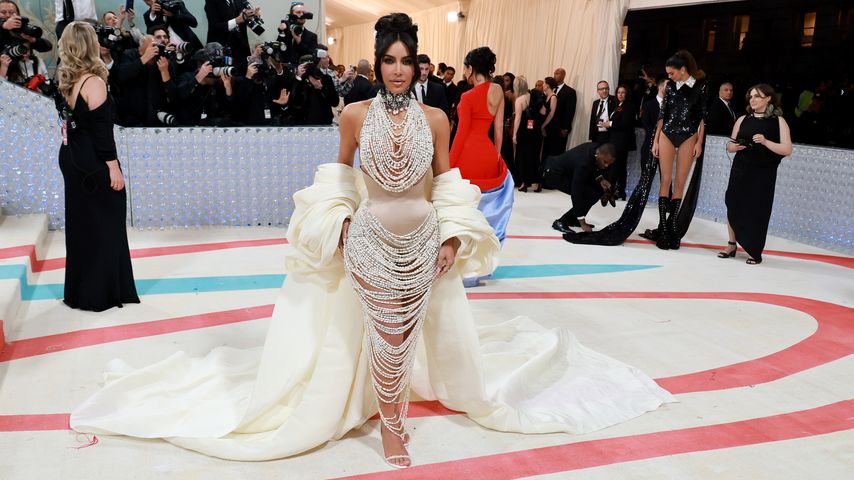Kim Kardashian bei der Met Gala 2023 in New York