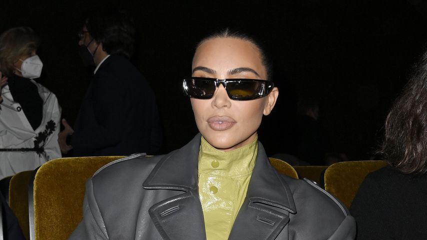 Kim Kardashian bei der Fashionshow in Mailand, Februar 2022