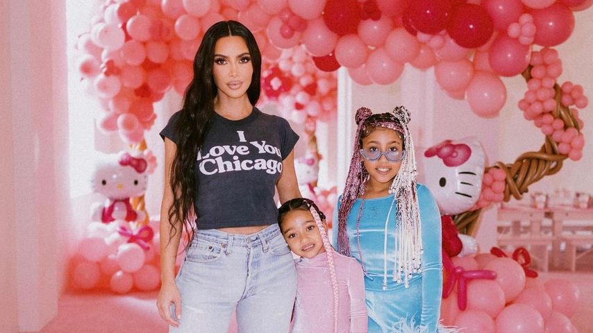 Kim Kardashian, Chigaco West und North West, Januar 2023