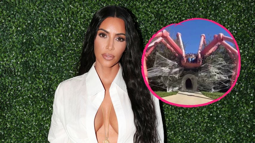 Kim Kardashian verwandelt ihr Haus in riesiges Spinnennetz!