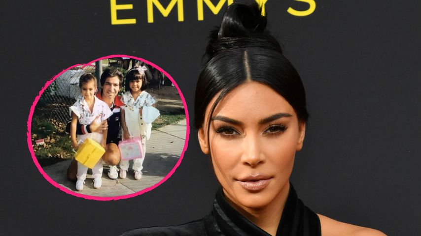 Mit verstorbenem Vater Robert: Kim K. teilt Throwback-Foto