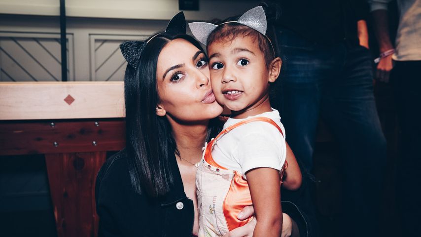Kim Kardashian und ihre Tochter North im März 2017