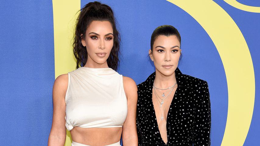 Kim und Kourtney Kardashian in New York