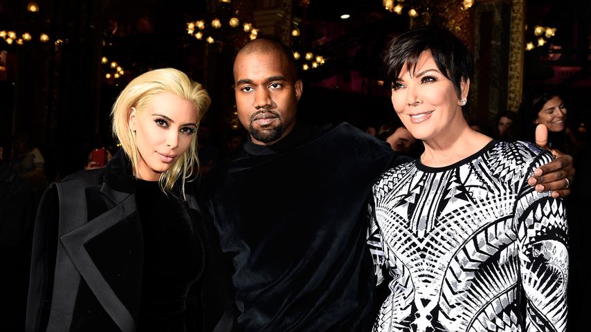 Kim Kardashian, Kanye West und Kris Jenner