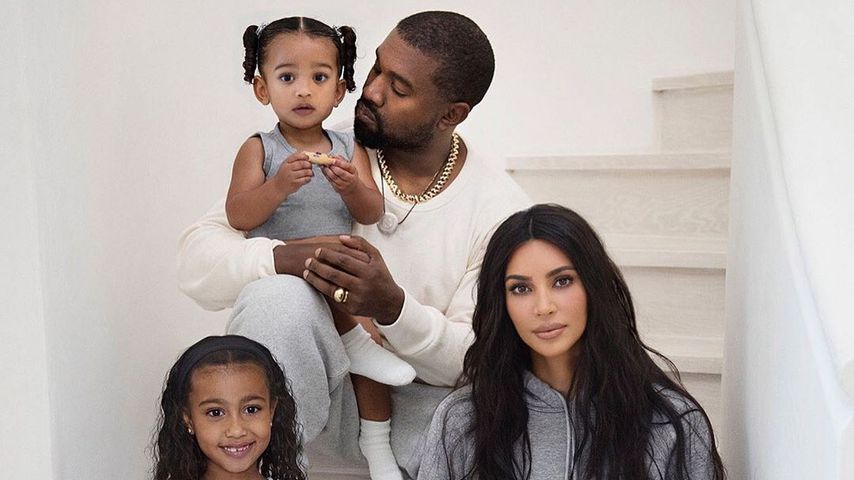 Kim Kardashian, Kanye West und ihre Kinder, Dezember 2019