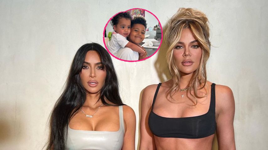 So gut verstehen sich die Söhne von Kim und Khloé Kardashian