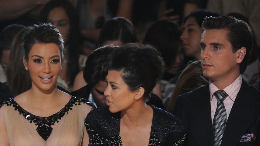 Kim Kardashian, Kourtney Kardashian und Scott Disick