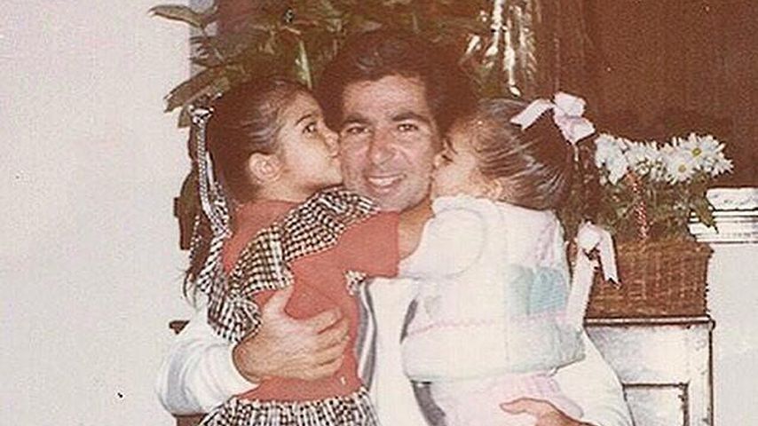 Kim Kardashian mit ihrem Vater Robert