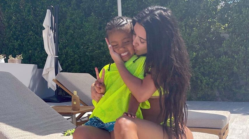 Kim Kardashian und Saint West, 2021