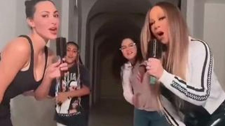 Kim Kardashian, Mariah Carey und Töchter drehen TikTok-Video