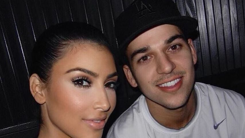 Kim Kardashian löscht Geburtstagsgrüße für Bruder Rob wieder