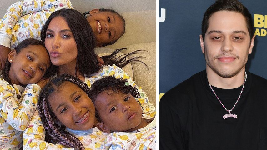 Kim Kardashians Kids sind gerne mit Pete Davidson zusammen