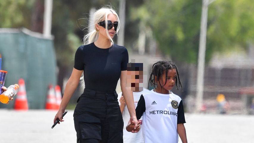 Kim Kardashian mit Saint West