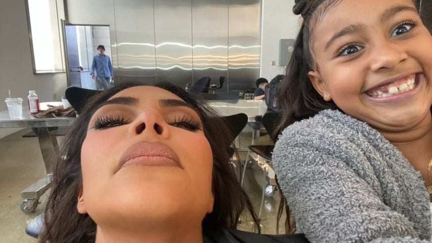 Kim Kardashian mit Tochter North West