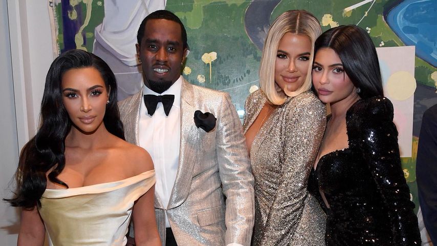 Kim Kardashian, P. Diddy, Khloé Kardashian und Kylie Jenner, Dezember 2019