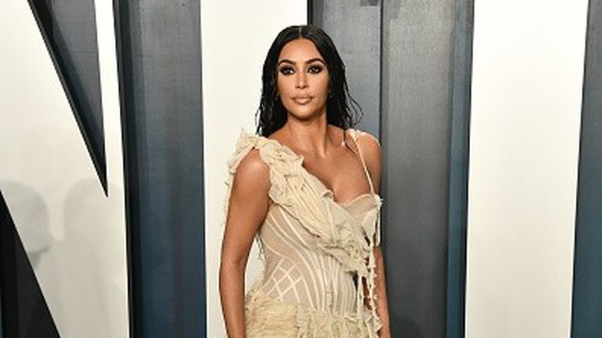 Kim Kardashian auf der Vanity Fair Oscar Party, 2020