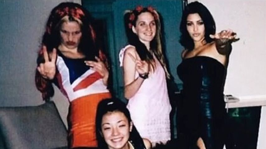 Kim Kardashian mit ihren Freundinnen als Spice Girls