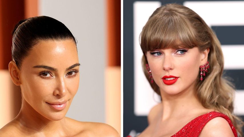 Collage: Kim Kardashian, Taylor Swift
