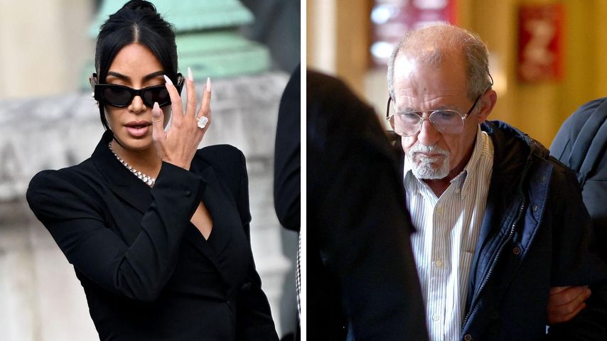 Collage: Kim Kardashian und Aomar Aït Khedache