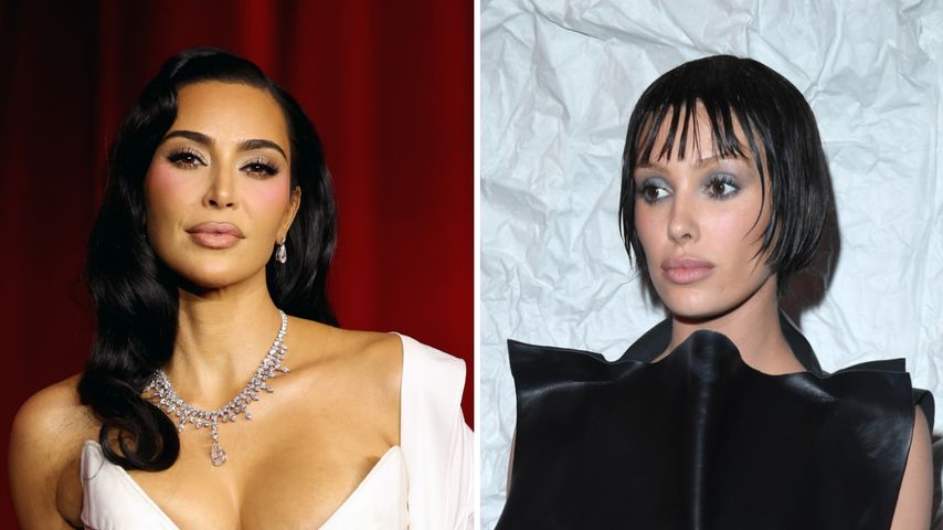 Collage: Kim Kardashian und Bianca Censori