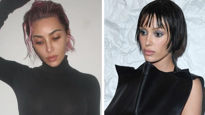 Kopiert Kim Kardashian etwa deswegen Bianca Censoris Look?