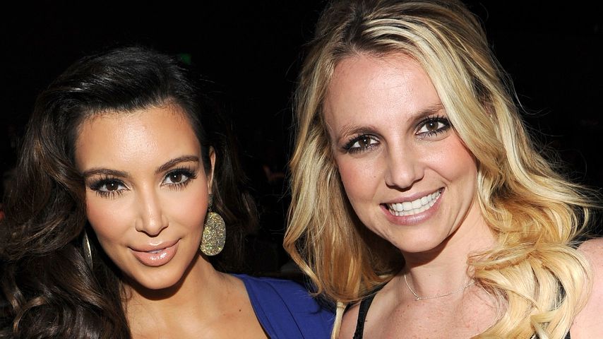 Kim Kardashian und Britney Spears, 2012 in Beverly Hills