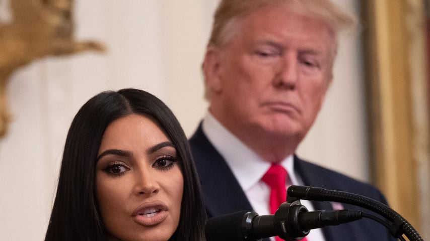 Kim Kardashian und Donald Trump 2019