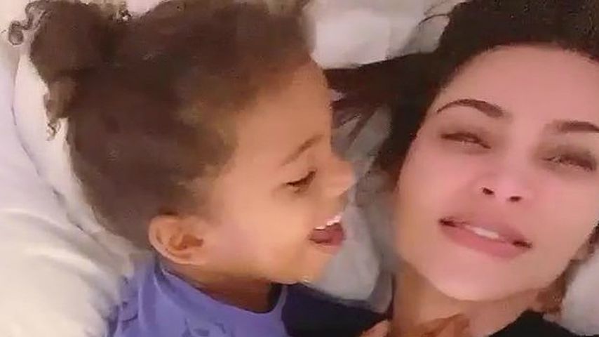 Kim Kardashian und ihr Sohn Saint, November 2020