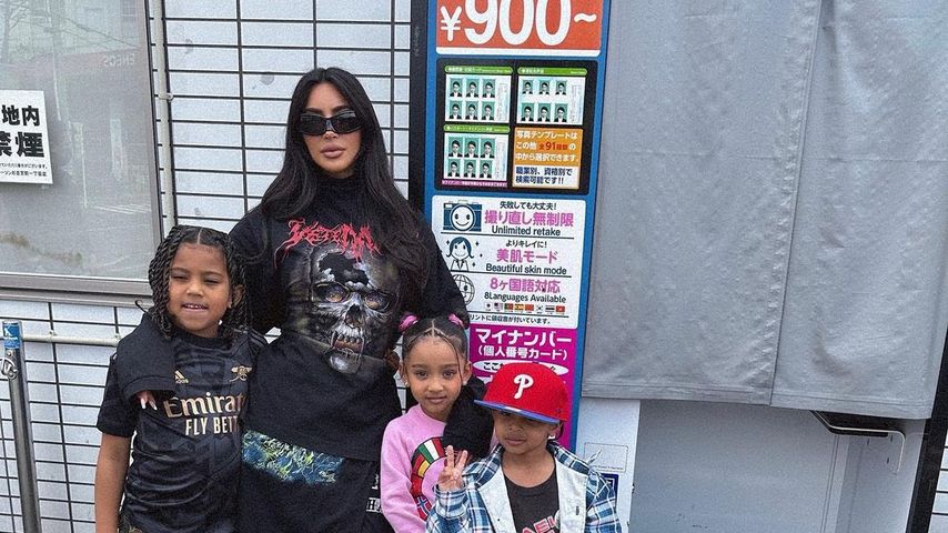 Kim Kardashian und ihre Kids im Jahr 2023