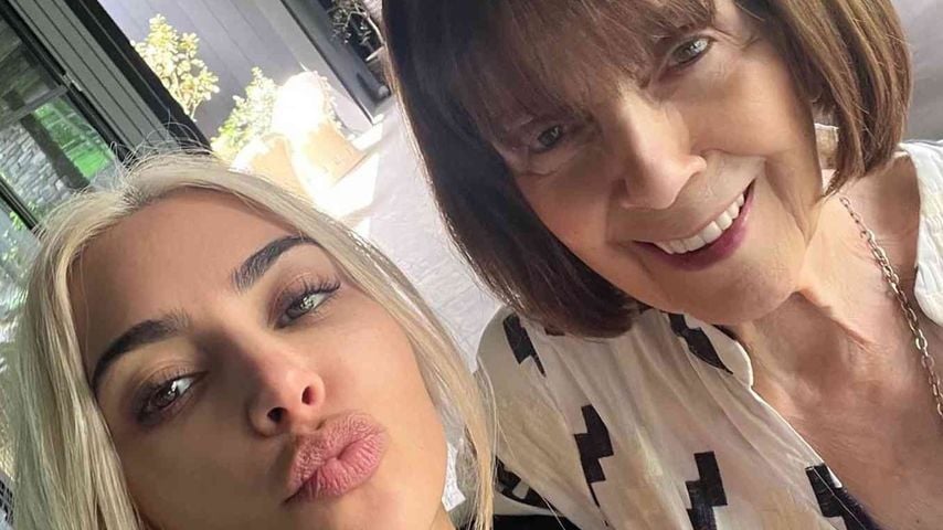 Kim Kardashian und ihre Oma MJ