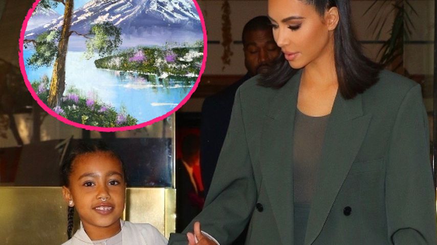 Fans zweifeln: Hat North West das wirklich selbst gemalt?
